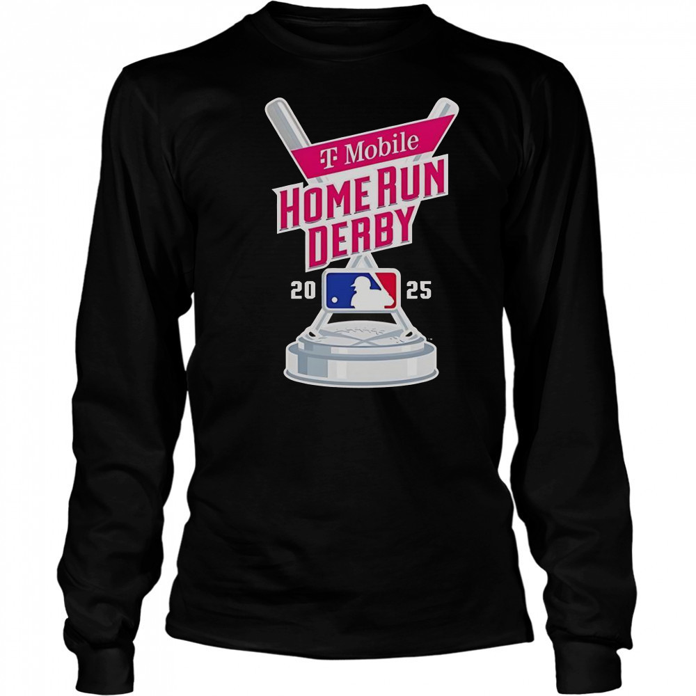 T-Mobile Home Run Derby 2025 MLB Logo T-Shirt Long Sleeved
