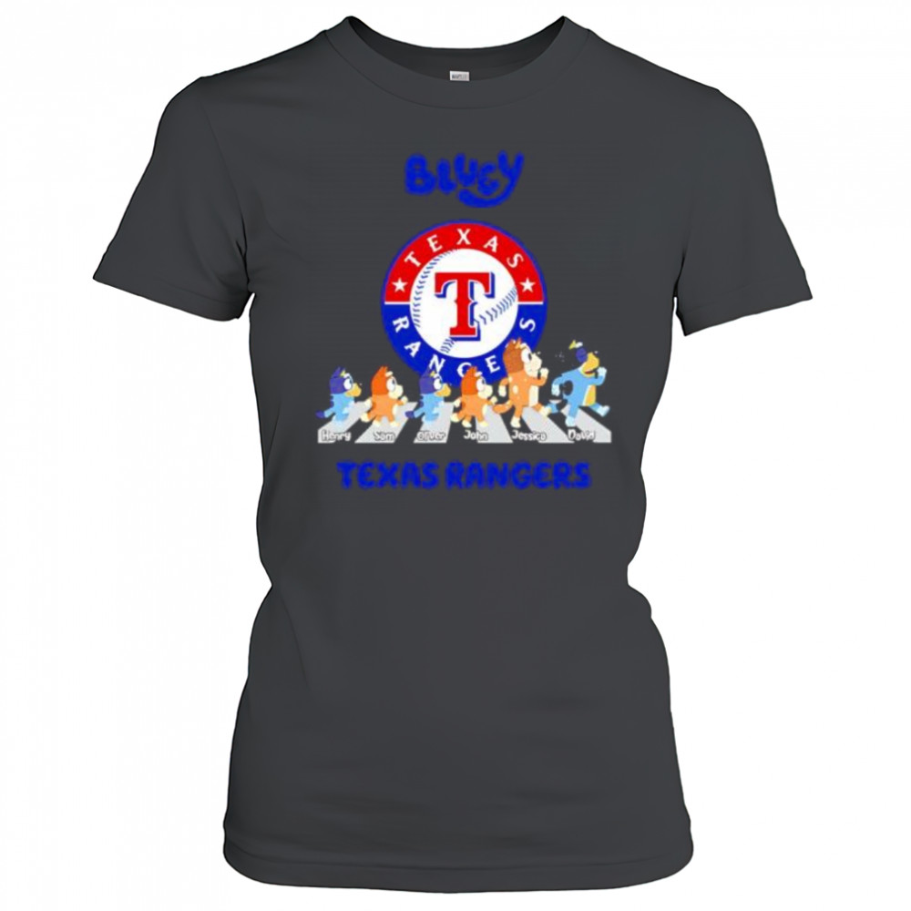 Texas Rangers Bluey Baseball Fan shirt Women's T-shirt