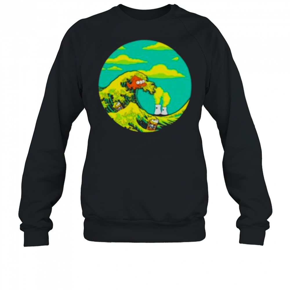The Great Wave Off Springfield shirt Sweatshirt