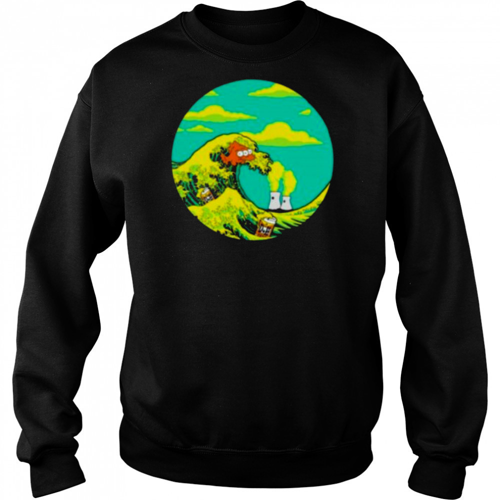 The Great Wave Off Springfield shirt Hoodie