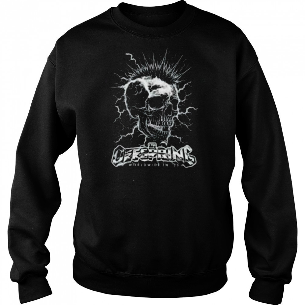 The Offspring Worldwide In 25 Skull Graphic Shirt Hoodie