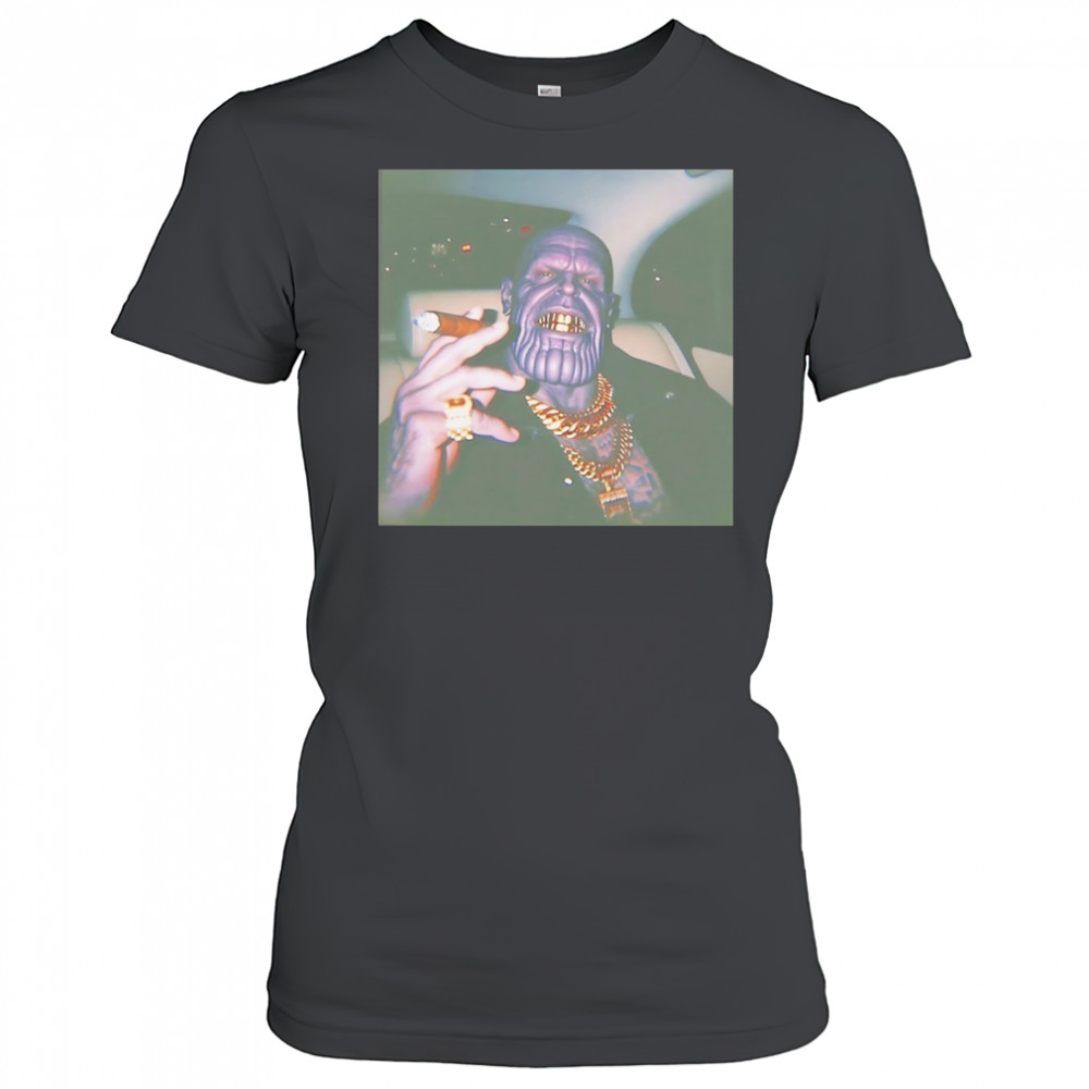 Thug Life Thanos grillz smoking shirt Women's T-shirt