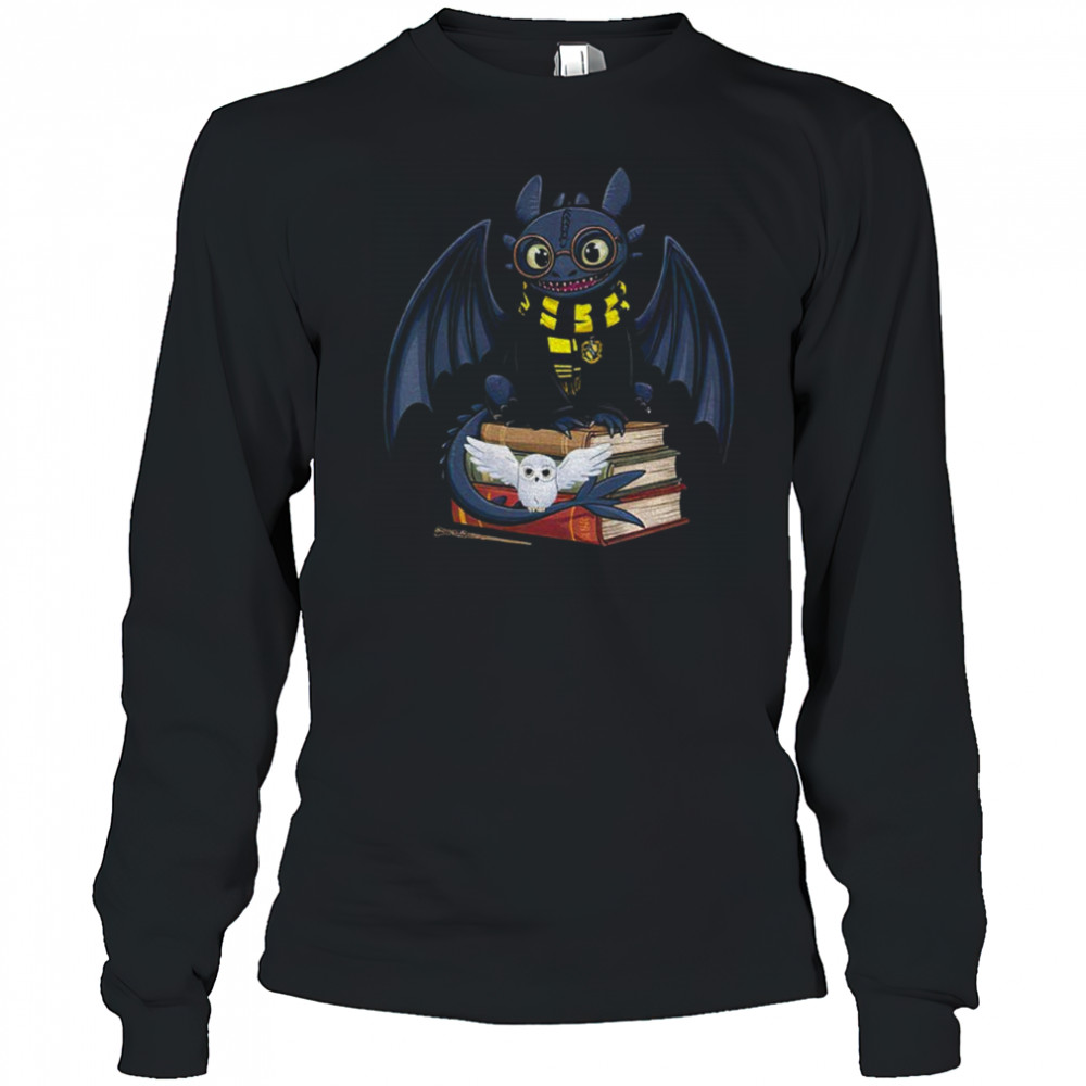 Toothless Huffle Halloween shirt Long Sleeved
