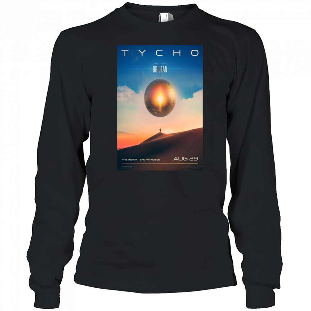 Tycho San Francisco Aug 29 2025 Poster T-Shirt Long Sleeved