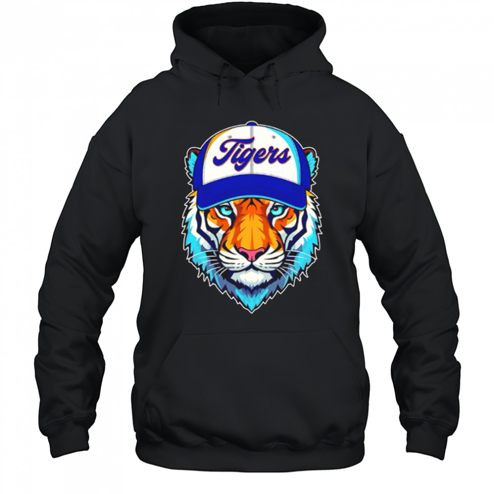 Vintage Detroit Baseball Tiger Sports Big Head shirt Hoodie