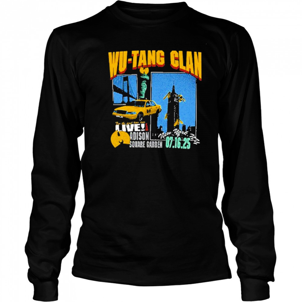 Wu Tang Clan New York, NY July 16 2025 Show T-Shirt Long Sleeved