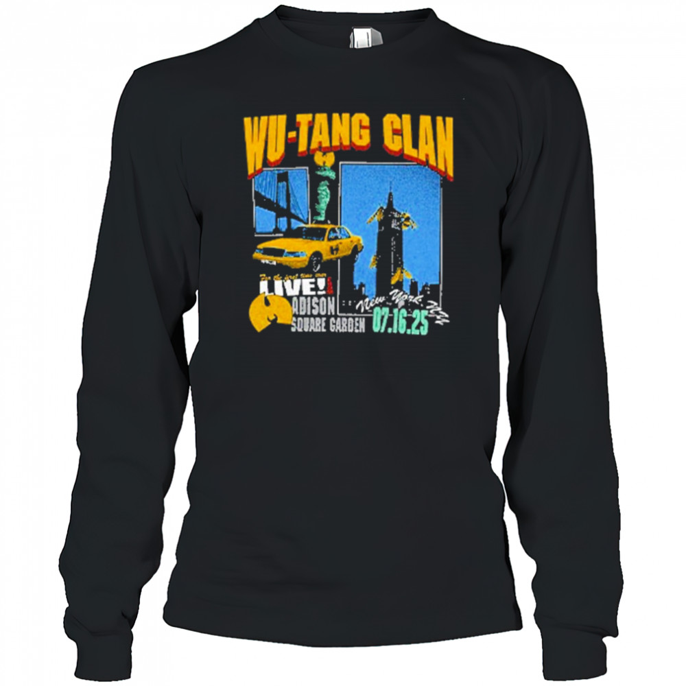 Wu Tang Clan New York, NY July 16 2025 Show T-Shirt Long Sleeved
