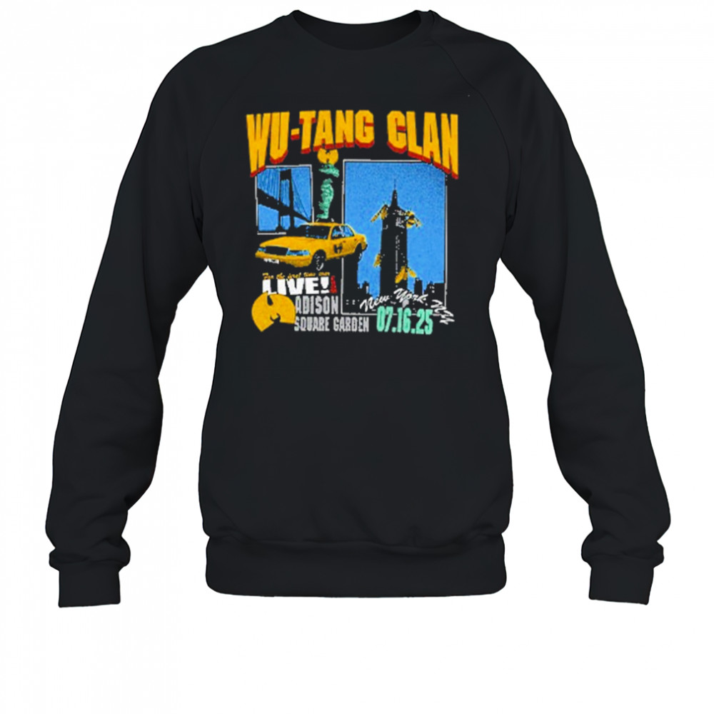 Wu Tang Clan New York, NY July 16 2025 Show T-Shirt Sweatshirt