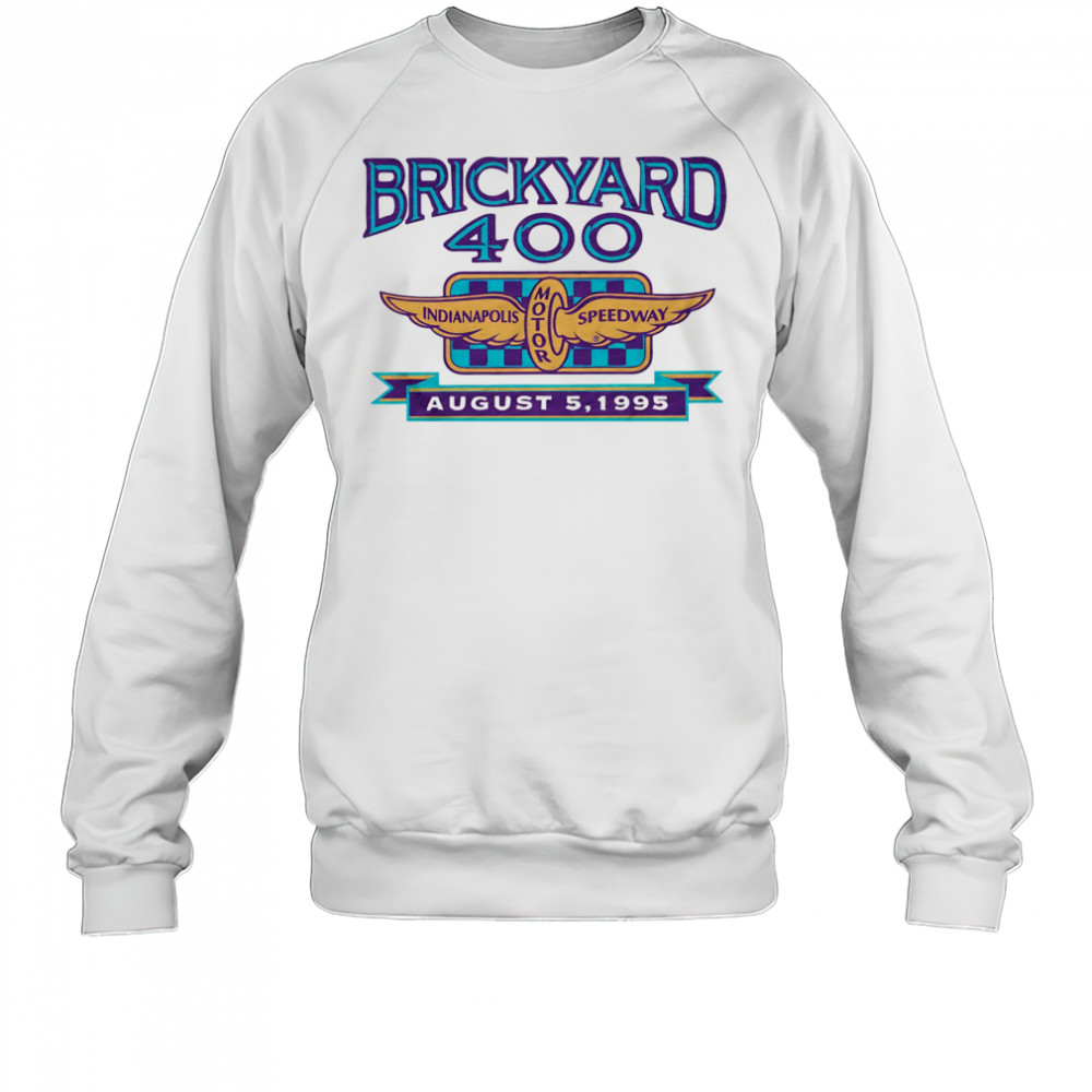 1995 Brickyard 400 logo shirt Sweatshirt