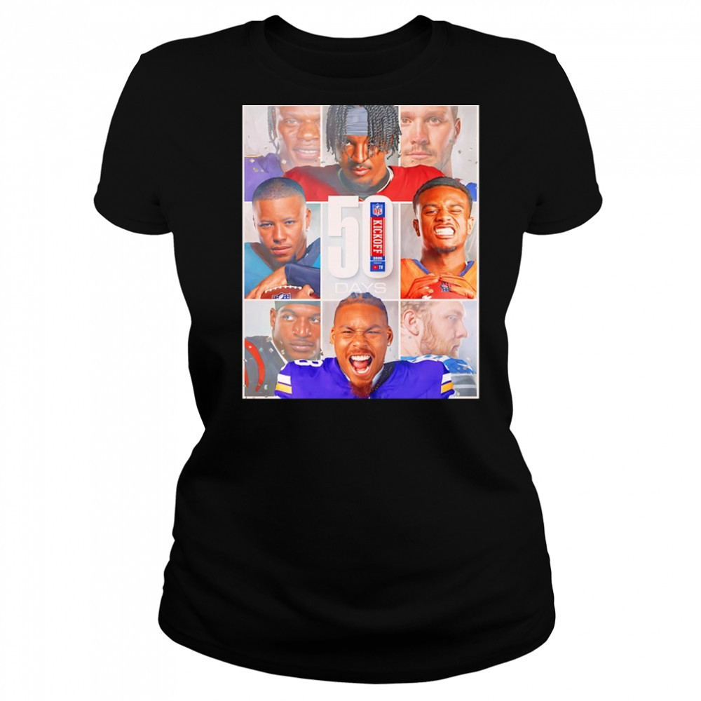 2025 NFL 50 Days Kickoff shirt Women's T-shirt