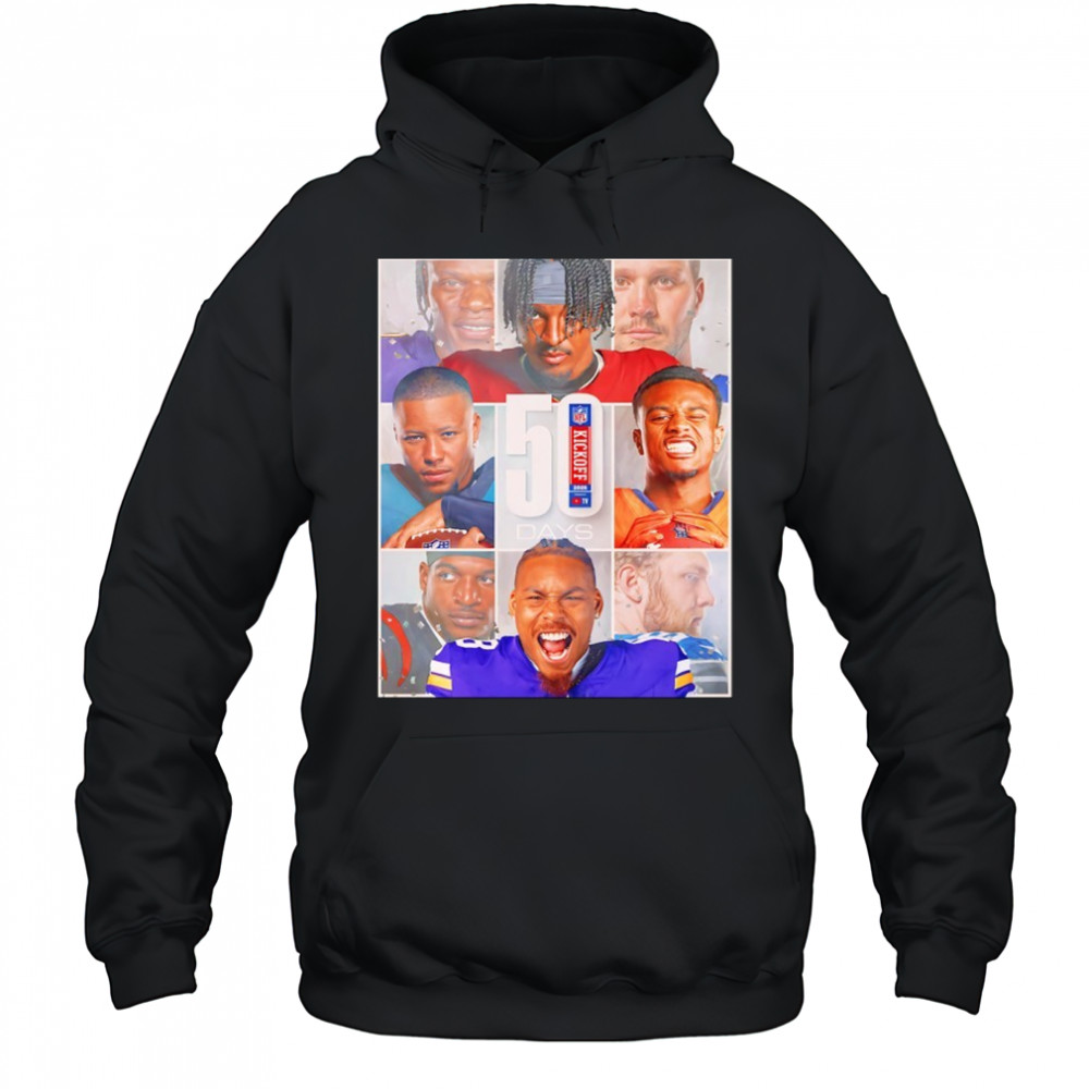 2025 NFL 50 Days Kickoff shirt Hoodie