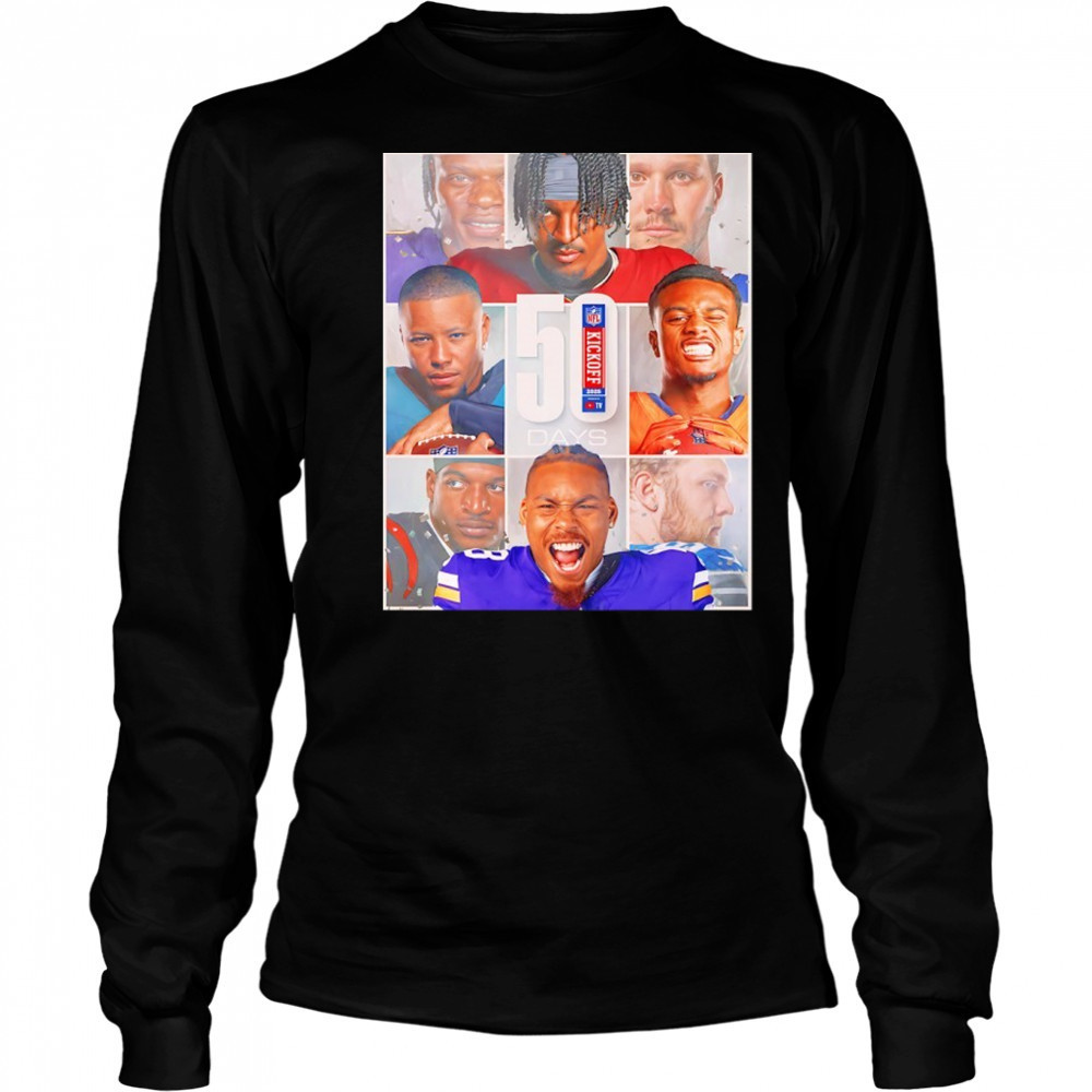 2025 NFL 50 Days Kickoff shirt Long Sleeved