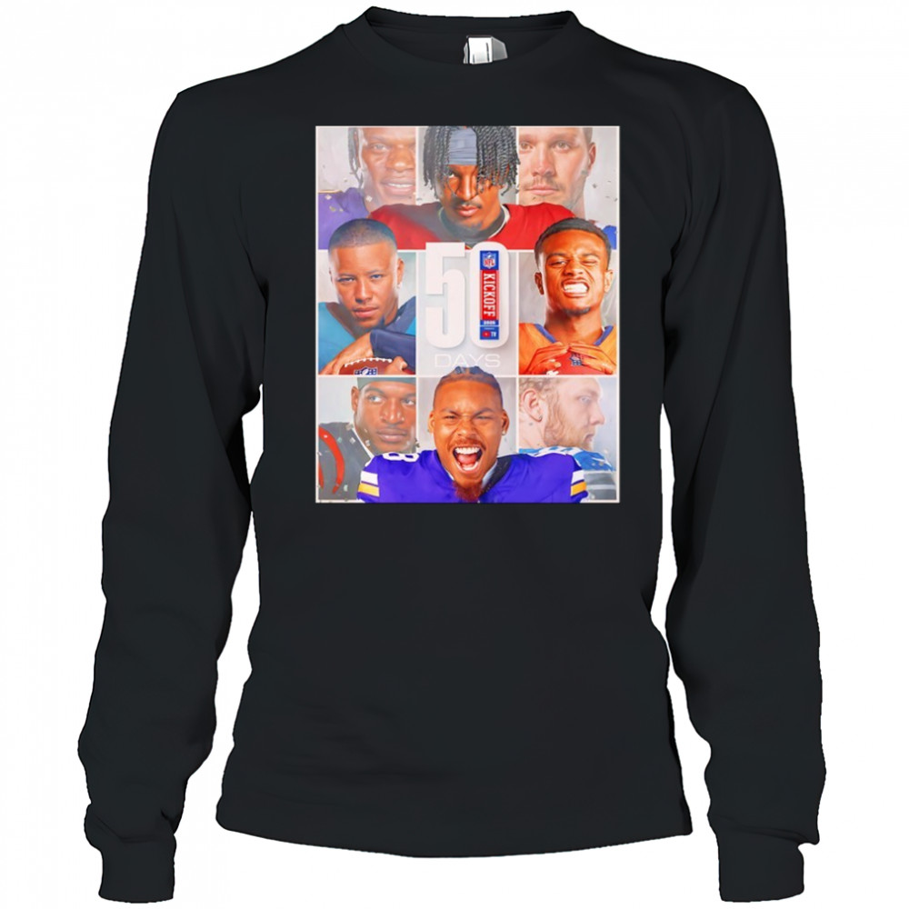 2025 NFL 50 Days Kickoff shirt Long Sleeved