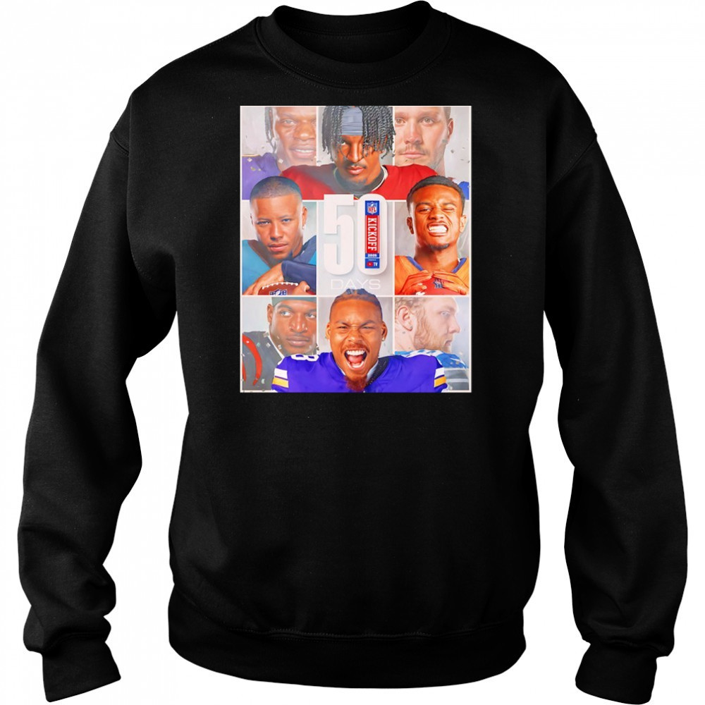 2025 NFL 50 Days Kickoff shirt Hoodie