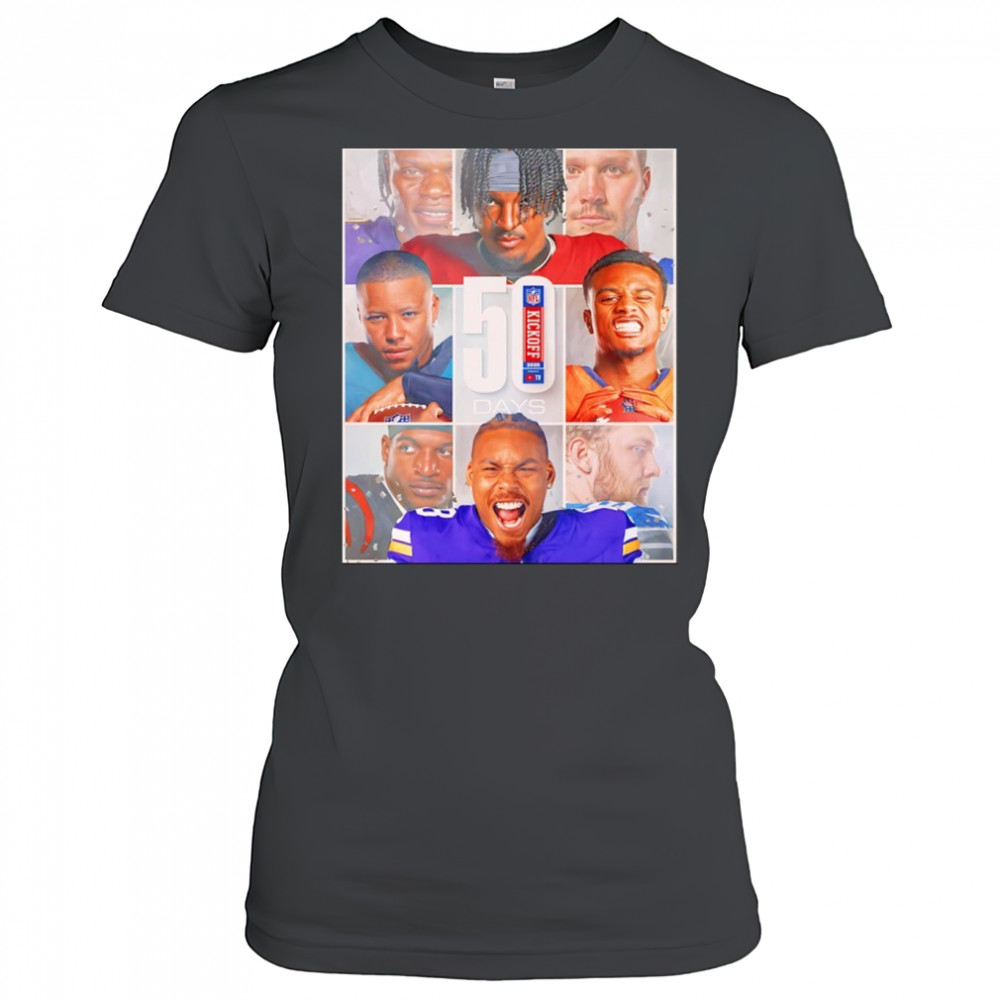 2025 NFL 50 Days Kickoff shirt Women's T-shirt