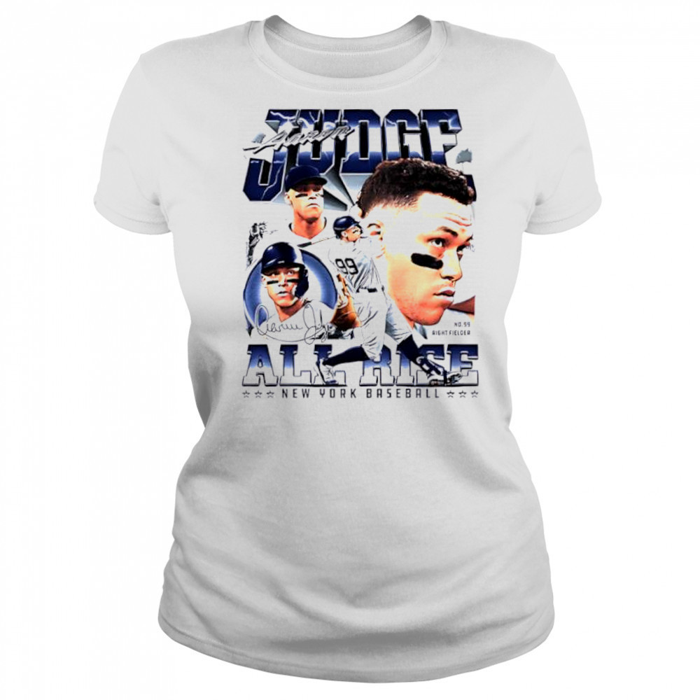 Aaron Judge New York baseball signature no 99 retro shirt Women's T-shirt