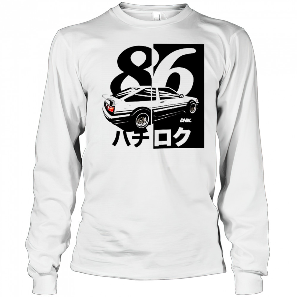 AE86 Hachiroku JDM Car T-Shirt Long Sleeved