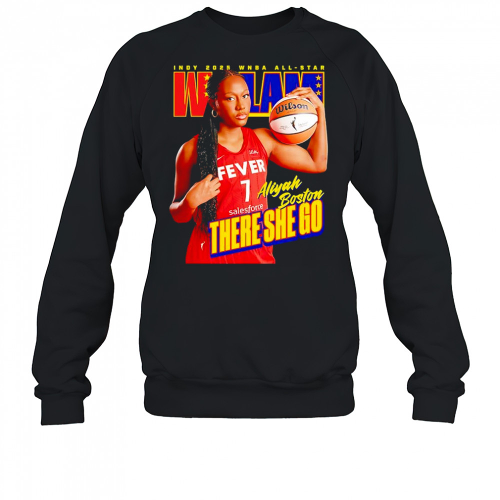 Aliyah Boston x WSLAM there she go shirt Sweatshirt