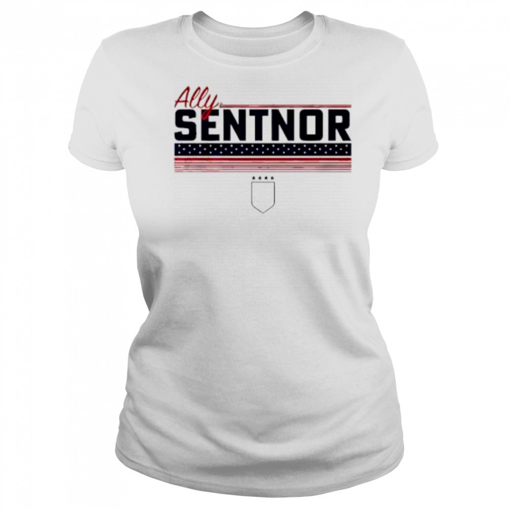 Ally Sentnor Stripe USWNTPA shirt Women's T-shirt