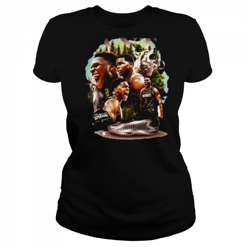 Anthony Edwards Minnesota Timberwolves basketball 2025 NBA shirt Women's T-shirt