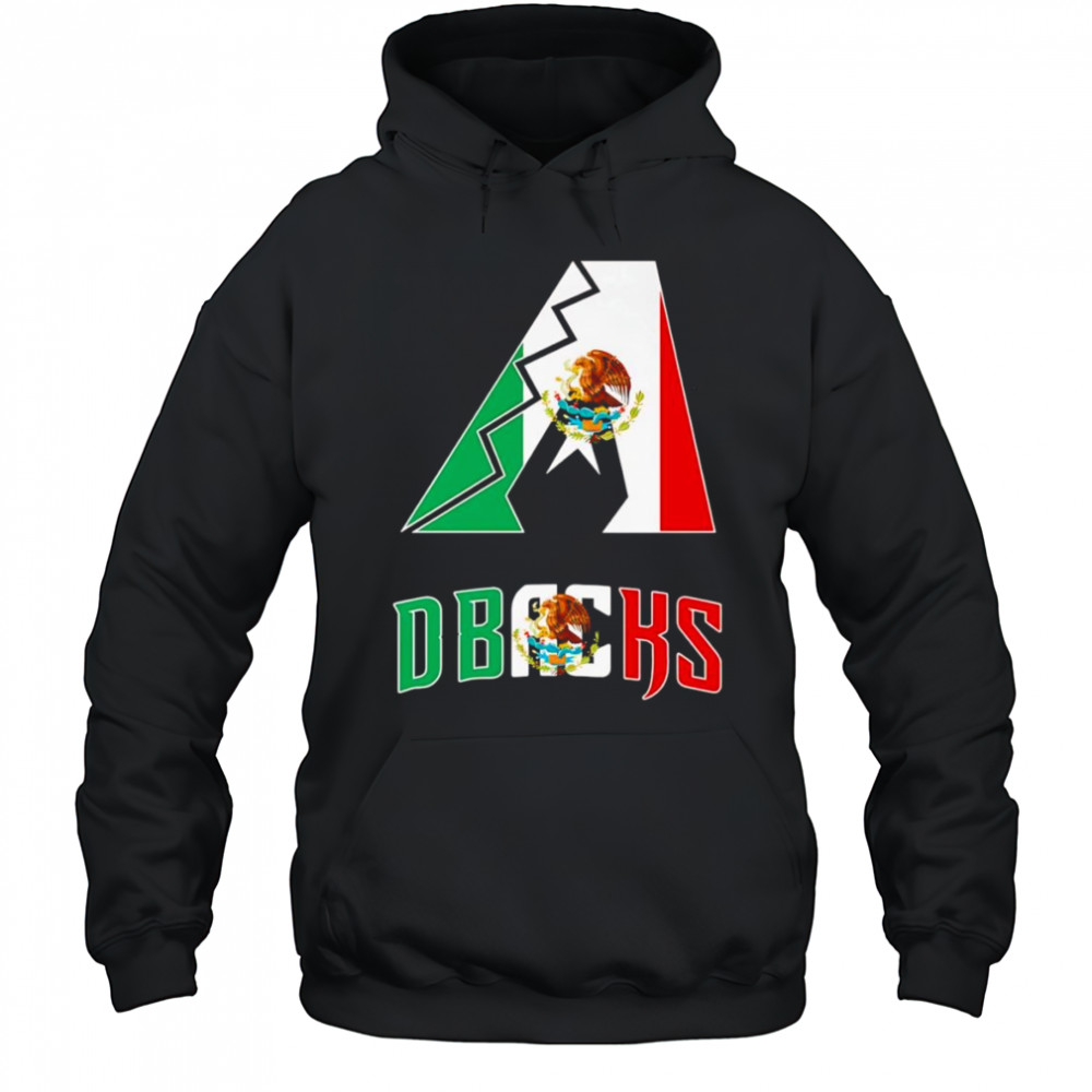 Arizona D-Backs Mexico logo shirt Hoodie