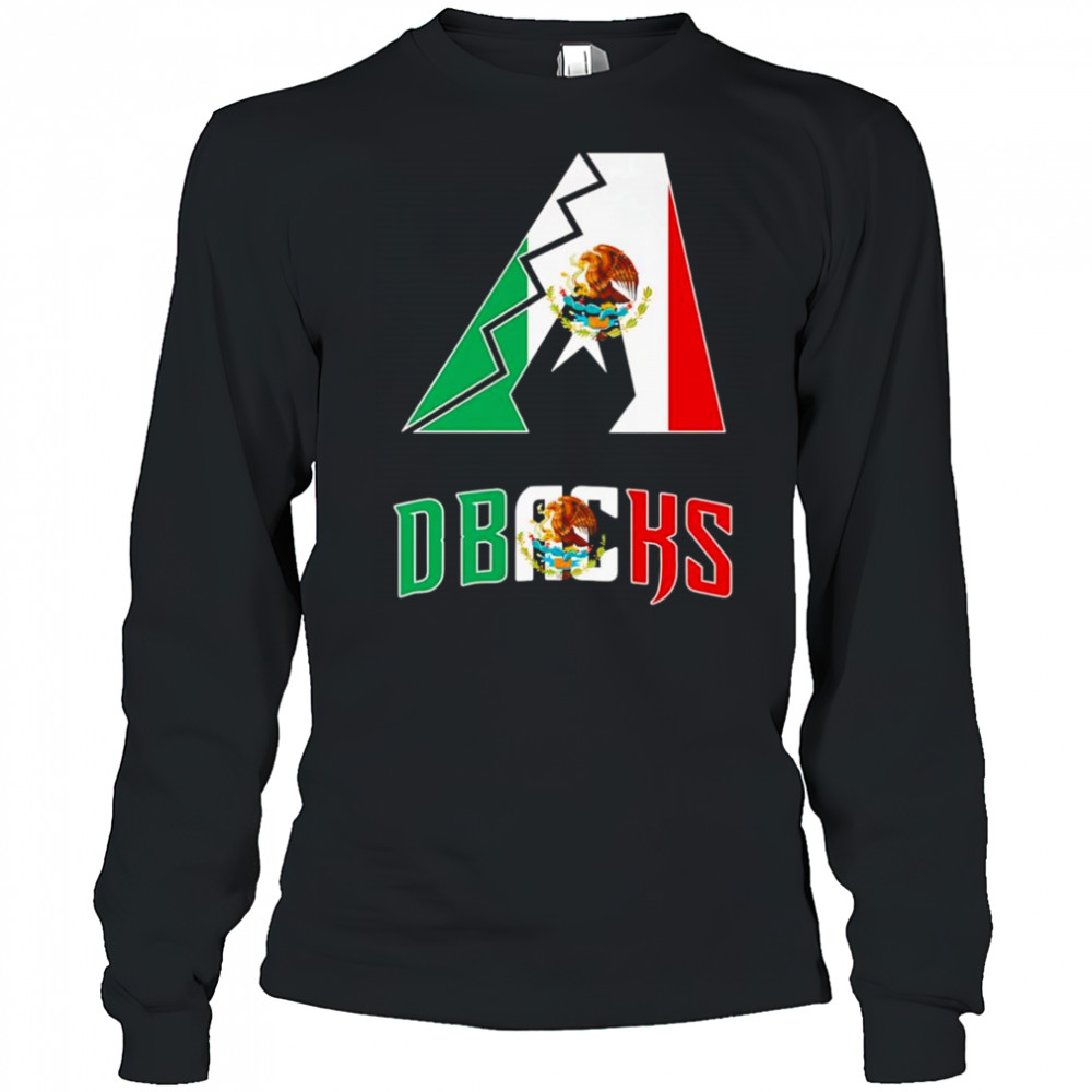 Arizona D-Backs Mexico logo shirt Long Sleeved