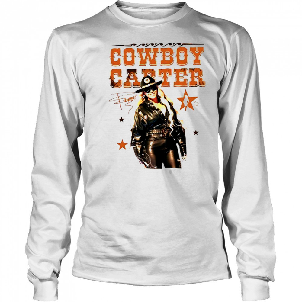 Beyonce Cowboy Carter Rodeo Chitlin’ Circuit tour signature shirt Long Sleeved