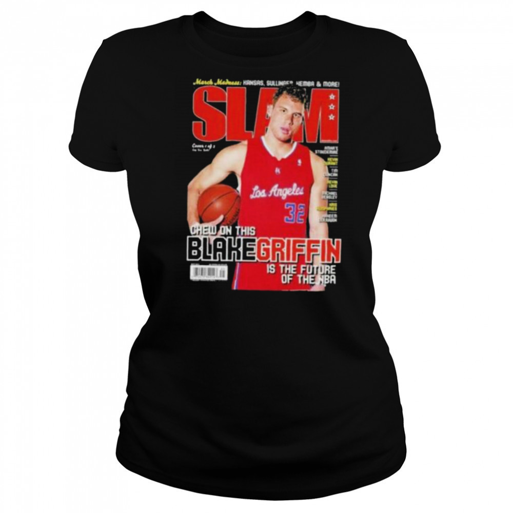 Blake griffin los angeles clippers NBA slam cover shirt Women's T-shirt
