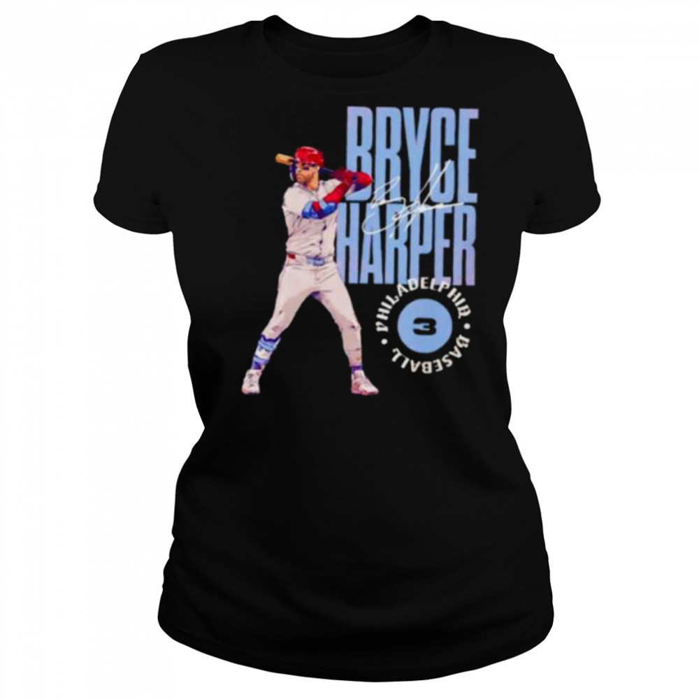 Bryce Harper Philadelphia Phillies stamp signature shirt Women's T-shirt