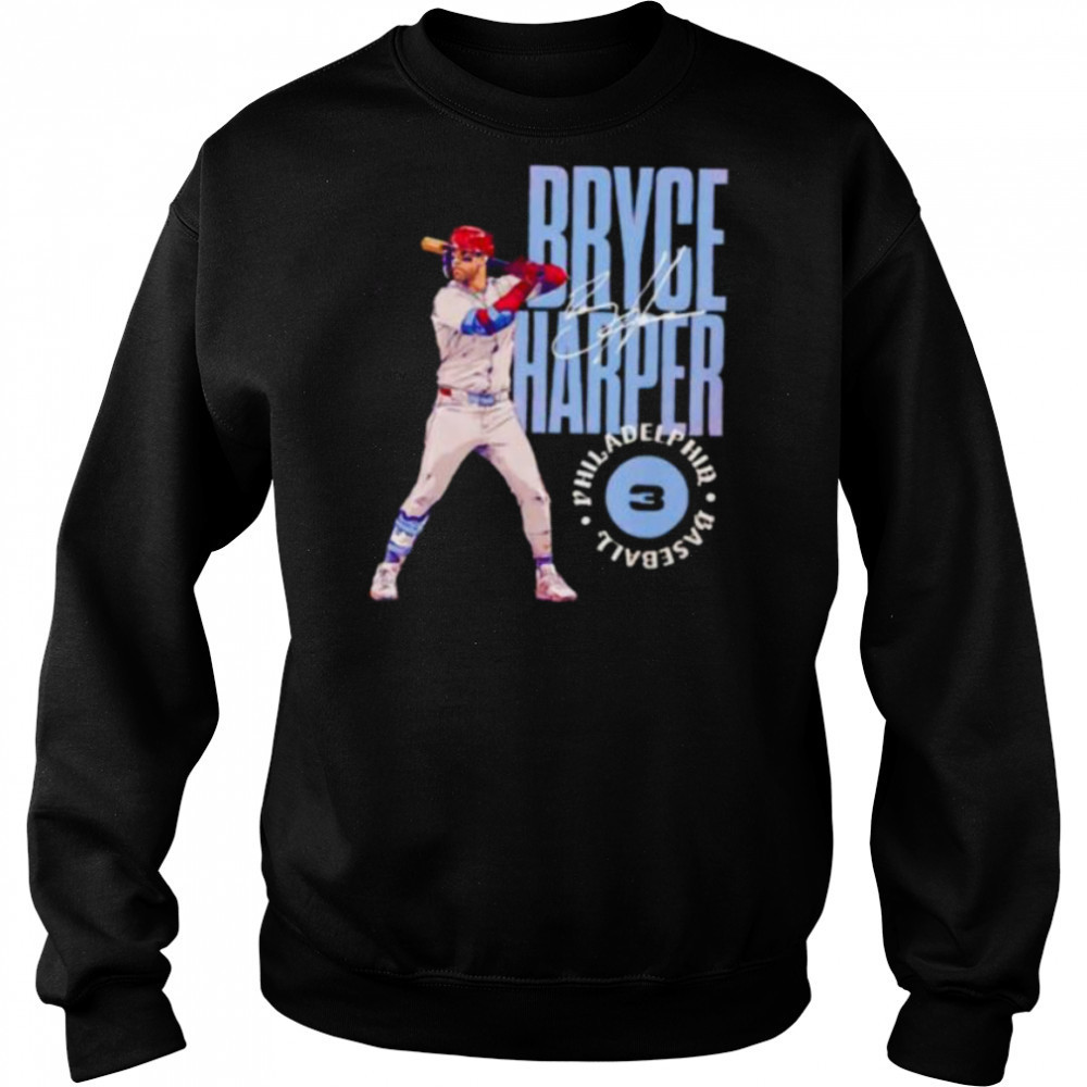 Bryce Harper Philadelphia Phillies stamp signature shirt Hoodie