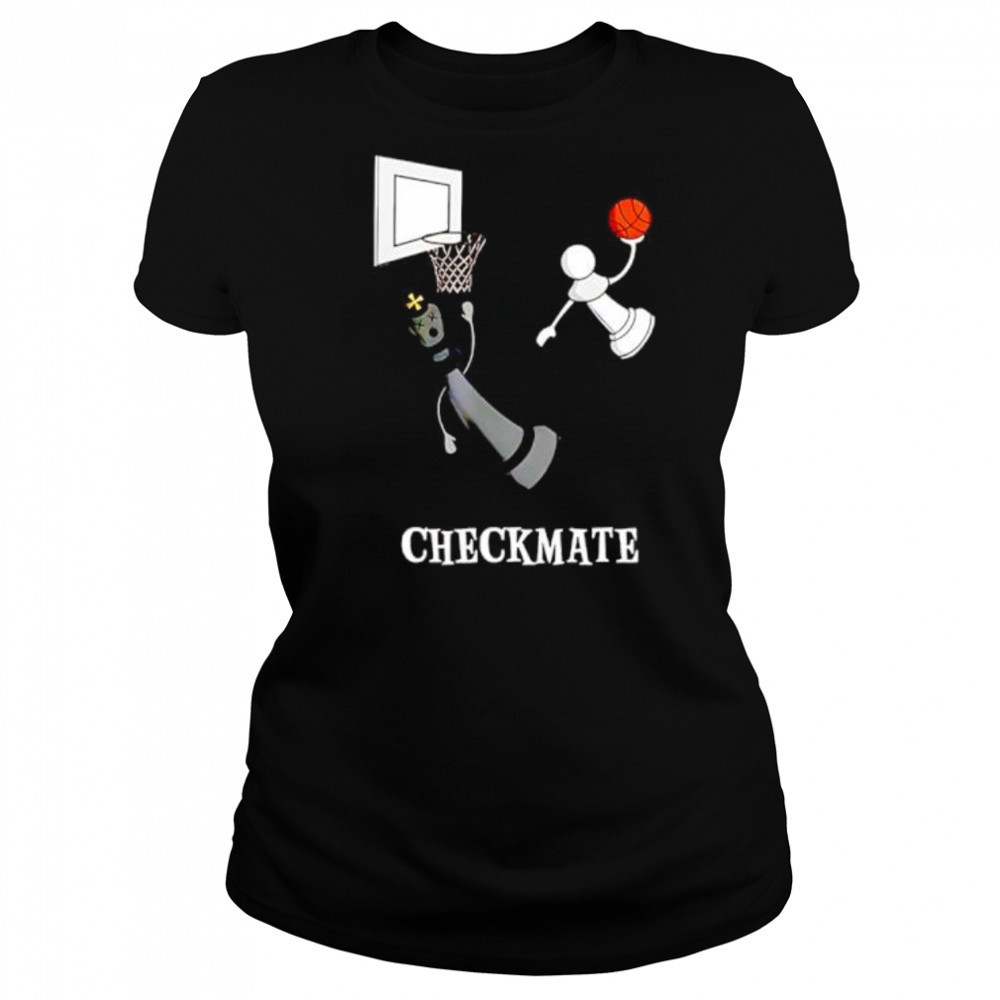 Checkmate chess basketball shirt Women's T-shirt