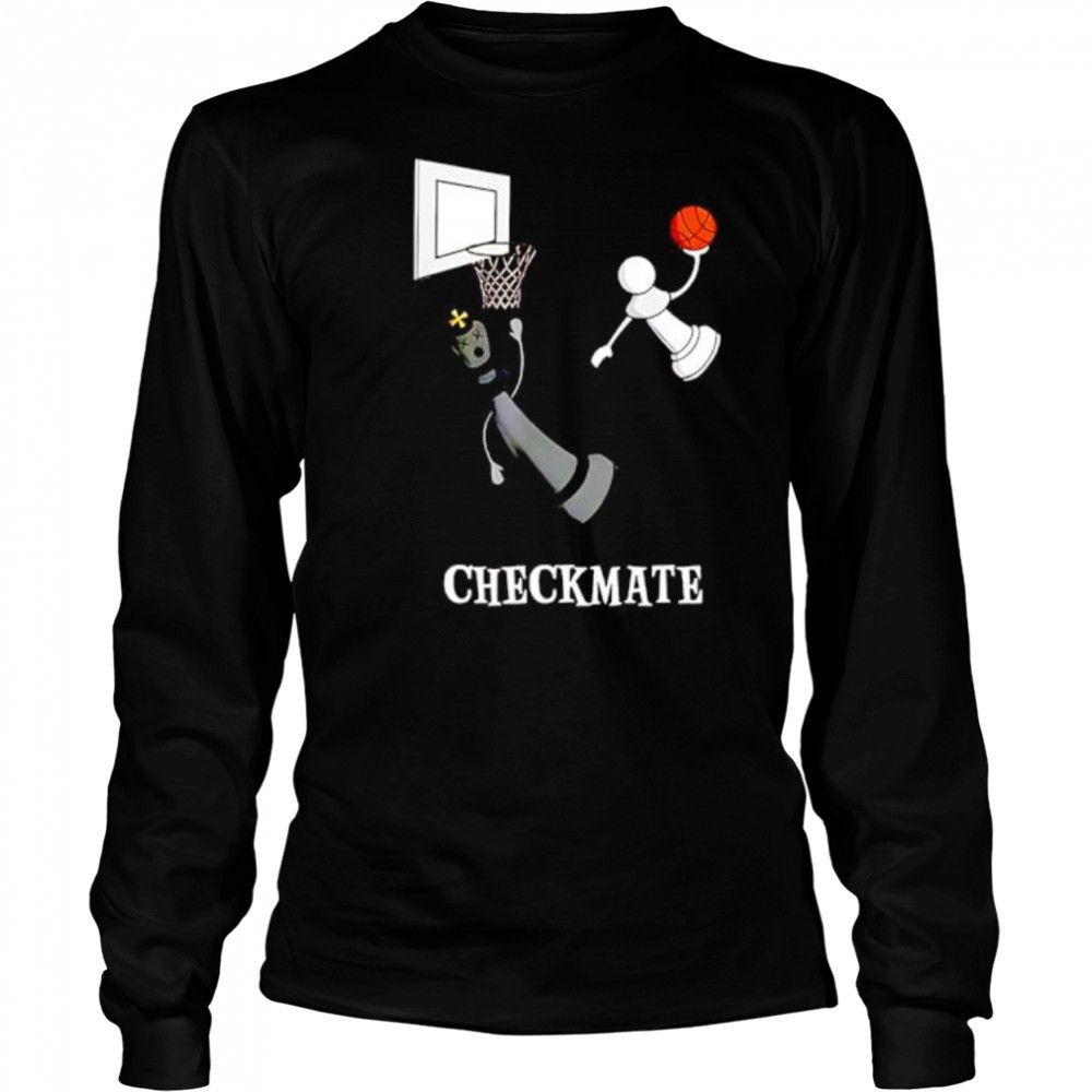 Checkmate chess basketball shirt Long Sleeved