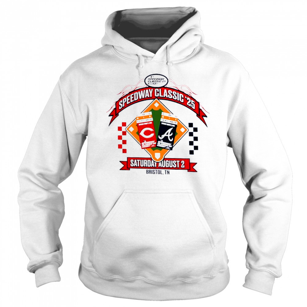 Cincinnati Reds vs. Atlanta Braves 2025 Speedway Classic Event shirt Sweatshirt