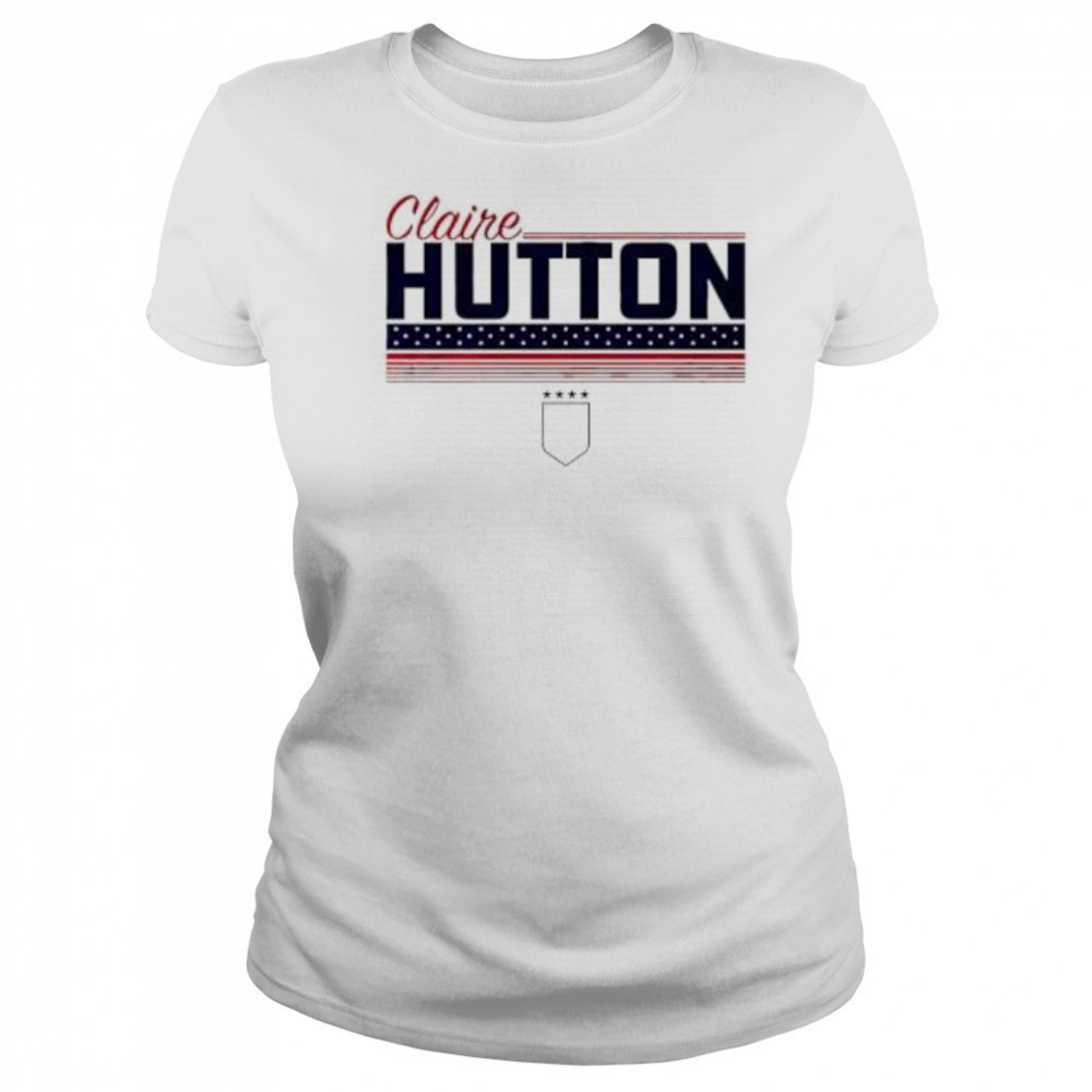 Claire Hutton Stripe USWNTPA shirt Women's T-shirt