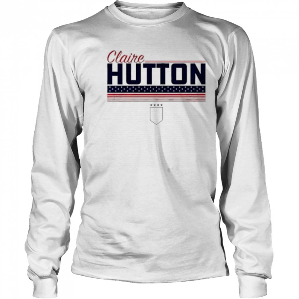 Claire Hutton Stripe USWNTPA shirt Long Sleeved