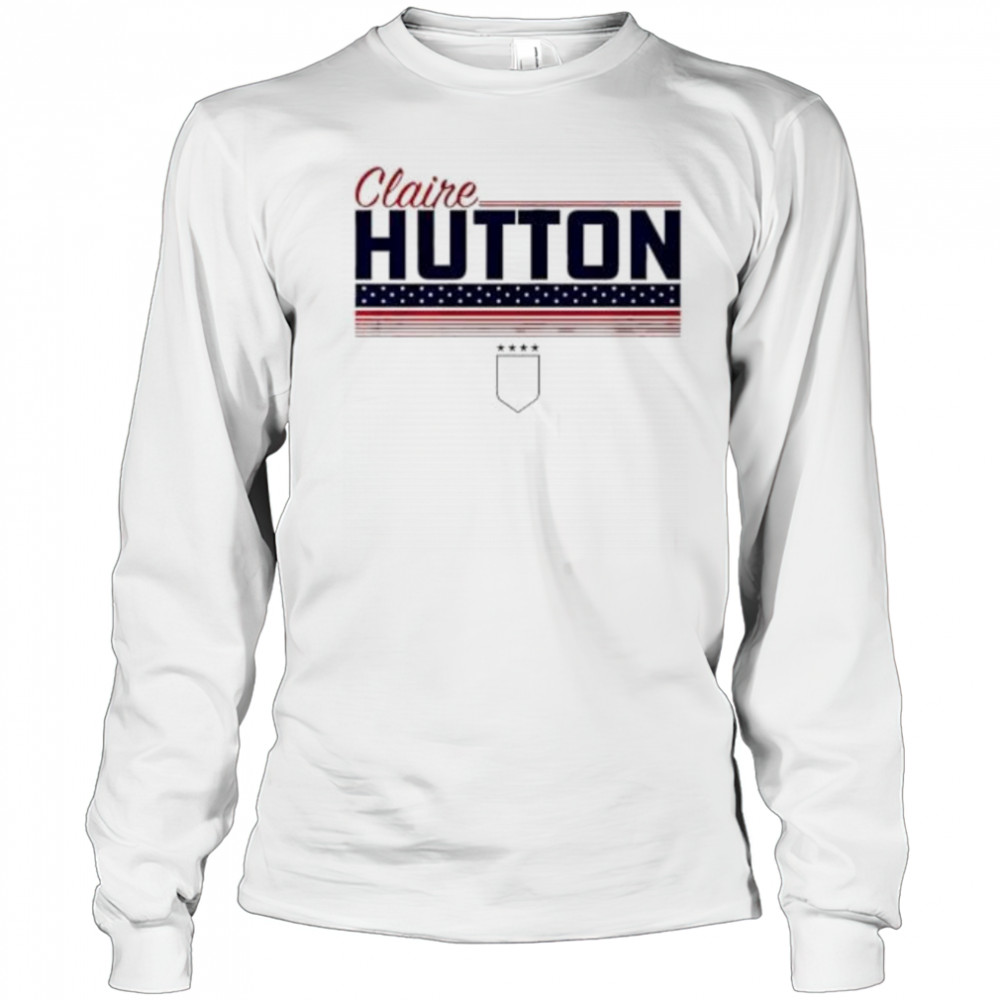 Claire Hutton Stripe USWNTPA shirt Long Sleeved