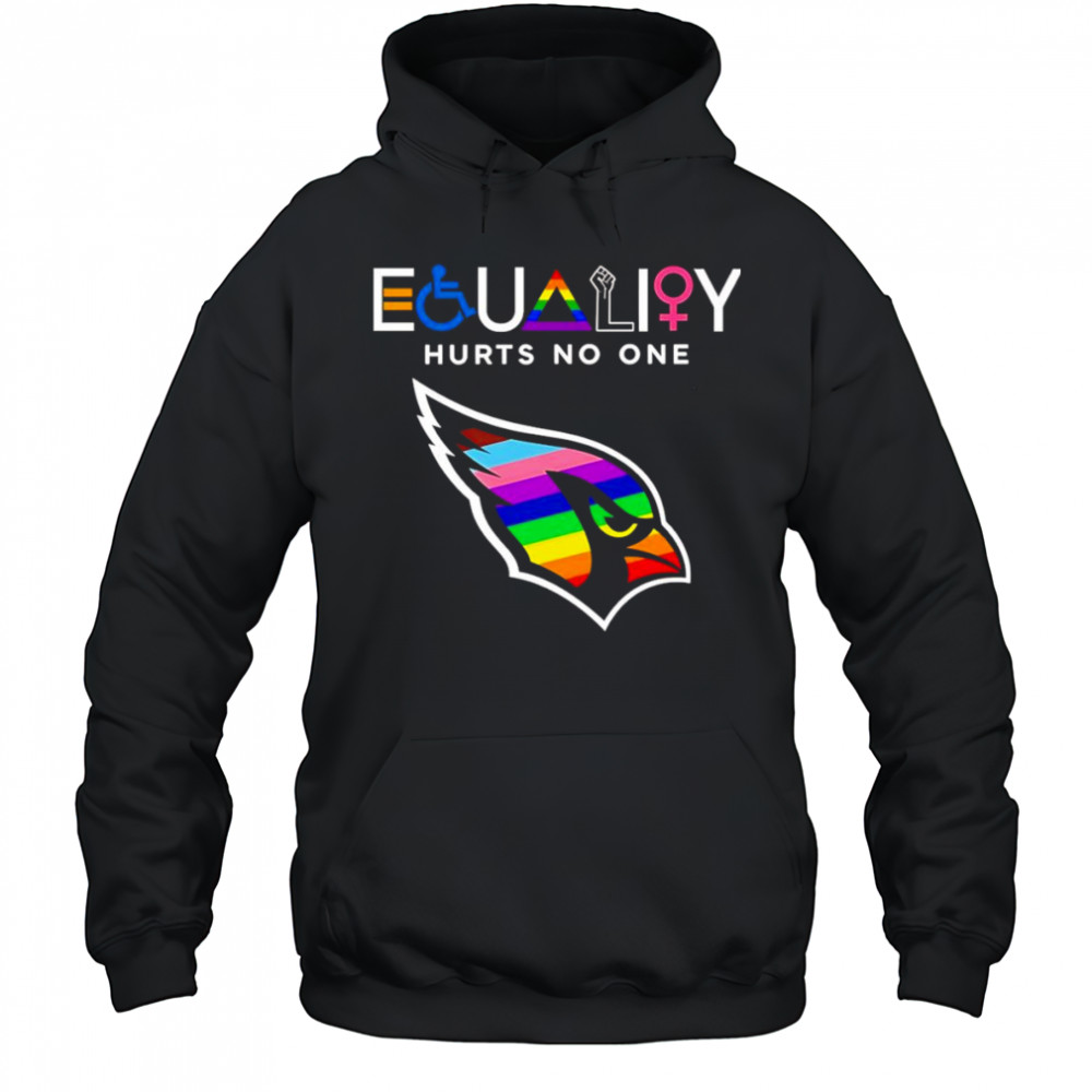 Equality hurts no one Arizona Cardinals shirt Hoodie