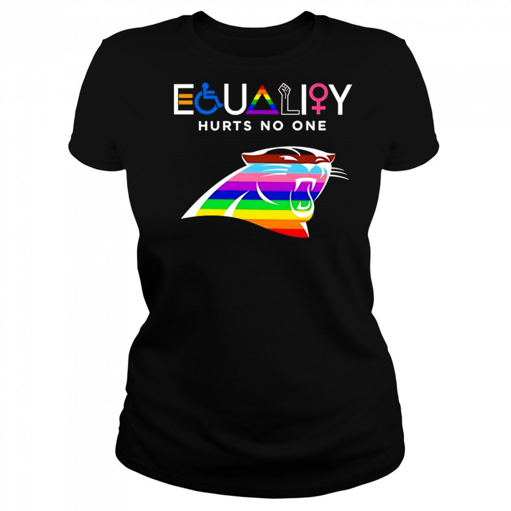 Equality hurts no one Carolina Panthers shirt Women's T-shirt