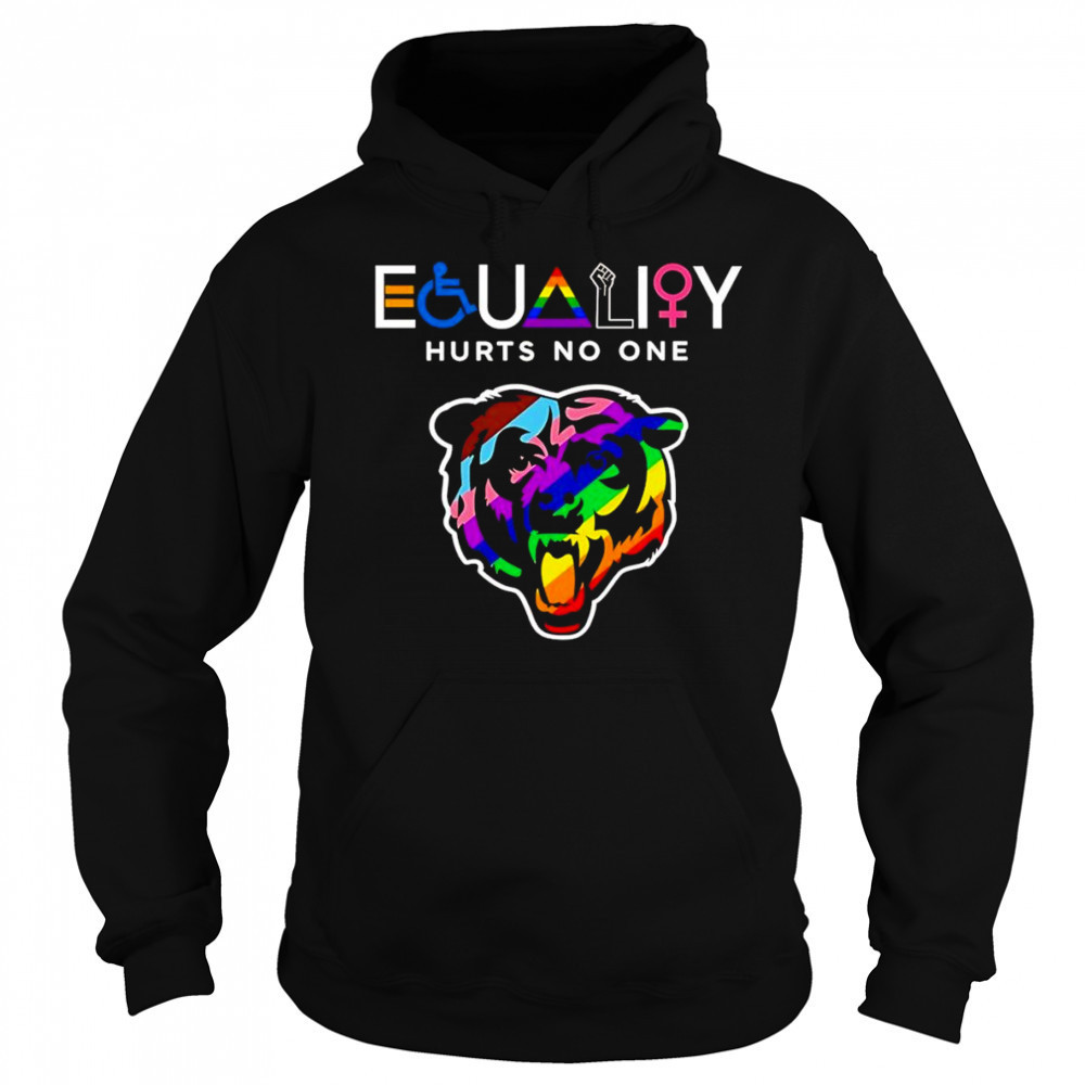 Equality hurts no one Chicago Bears shirt Sweatshirt