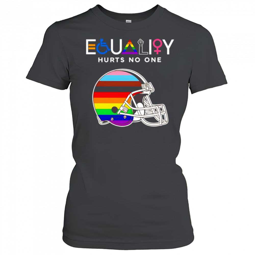 Equality hurts no one Cleveland Browns shirt Women's T-shirt
