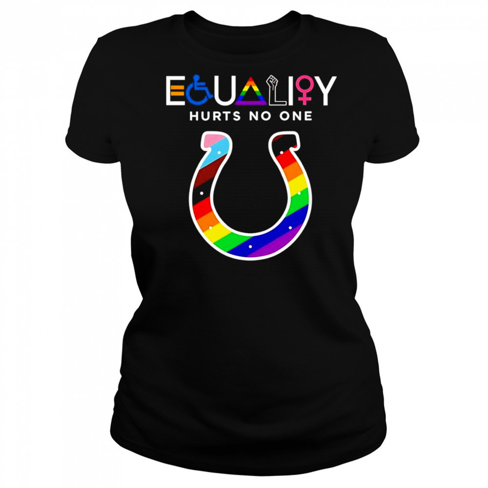 Equality hurts no one Indianapolis Colts shirt Women's T-shirt