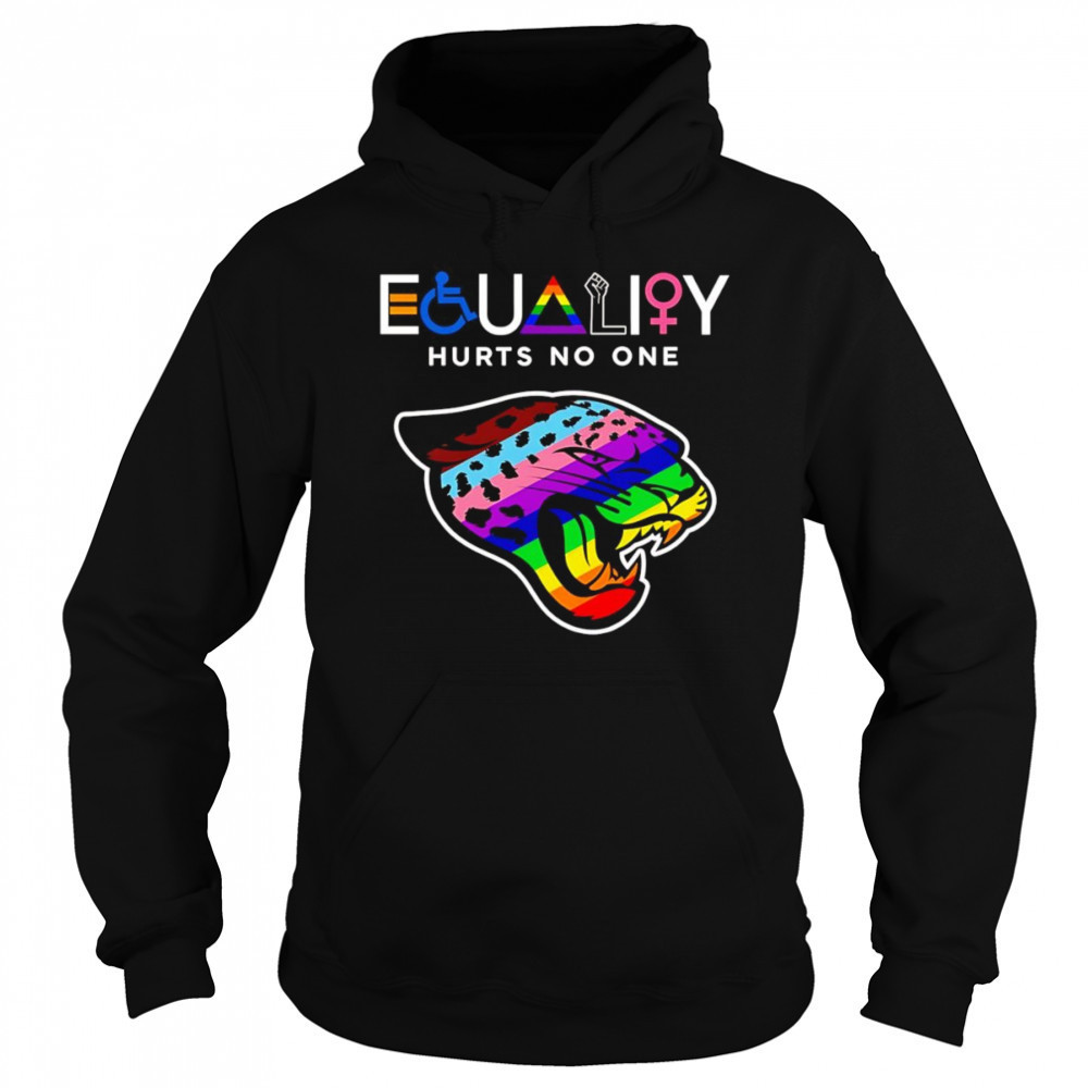 Equality hurts no one Jacksonville Jaguars shirt Sweatshirt