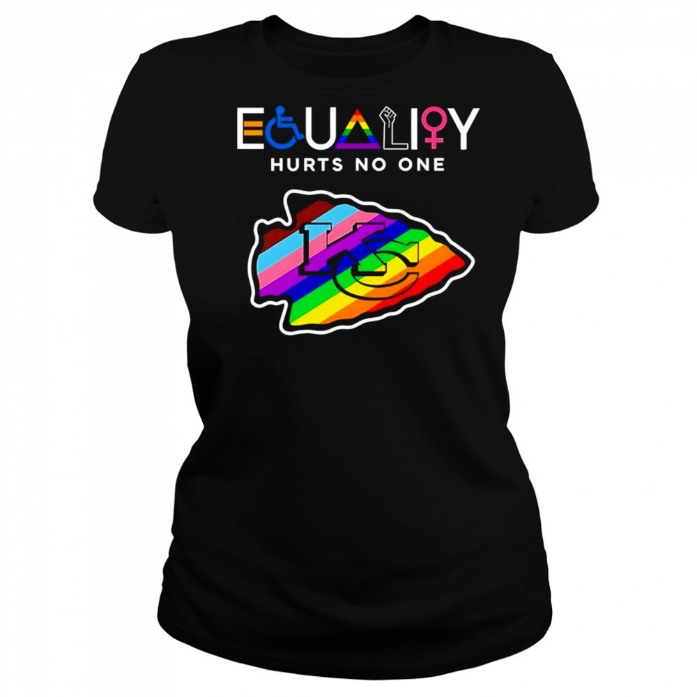 Equality hurts no one Kansas City Chiefs shirt Women's T-shirt