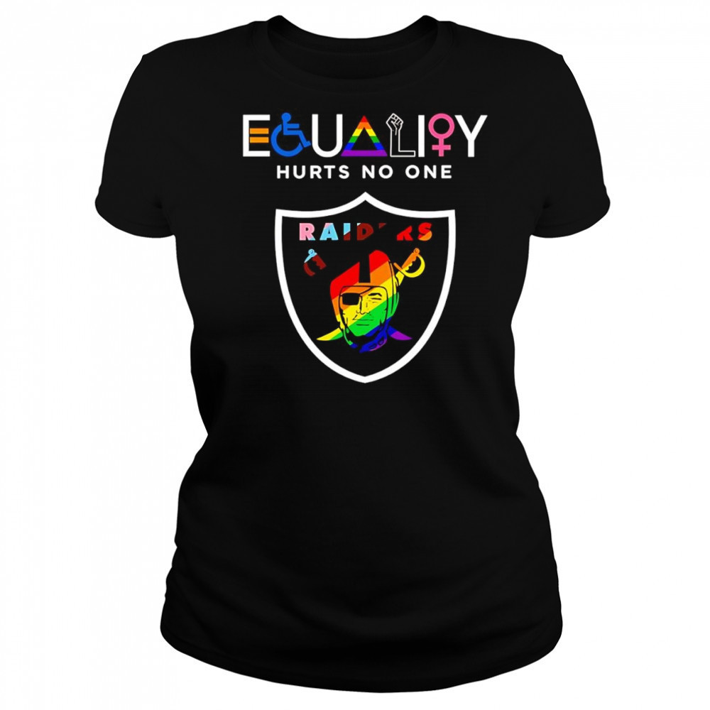 Equality hurts no one Las Vegas Raiders shirt Women's T-shirt
