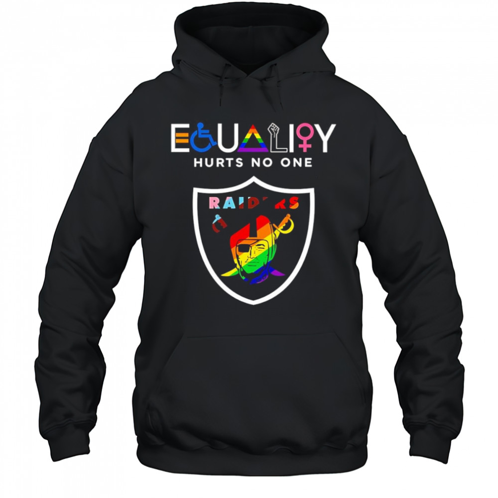 Equality hurts no one Las Vegas Raiders shirt Hoodie