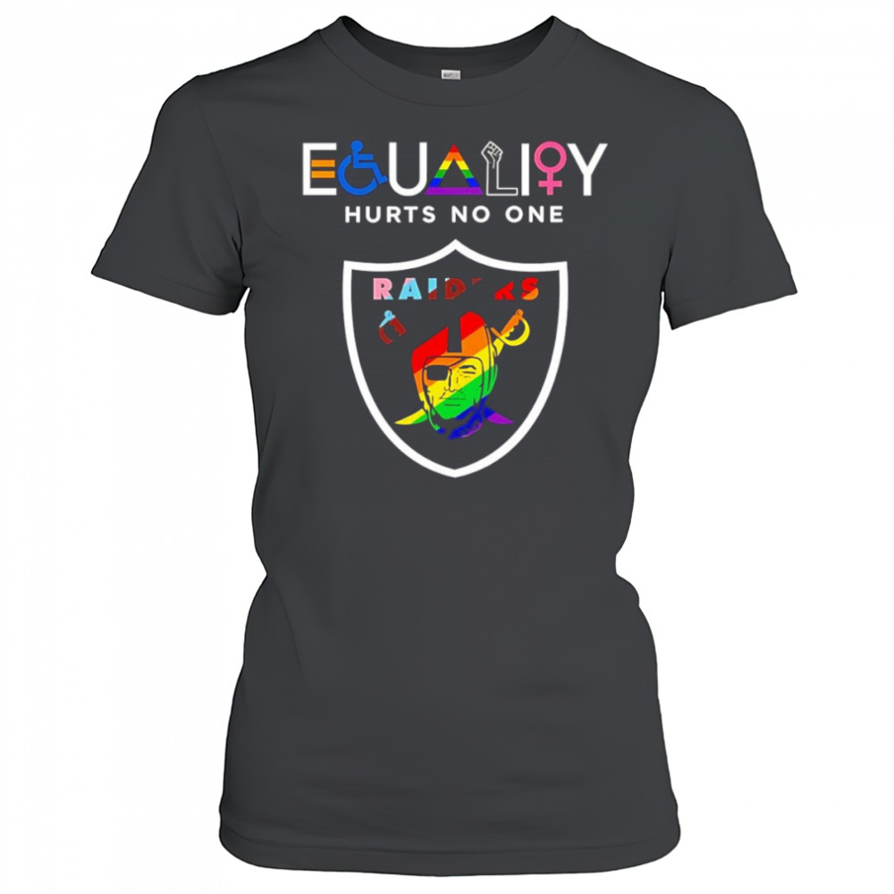 Equality hurts no one Las Vegas Raiders shirt Women's T-shirt