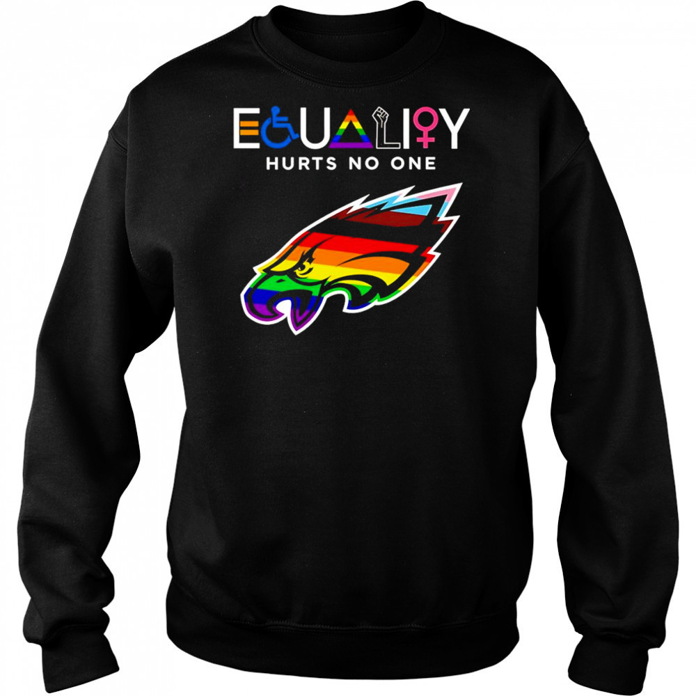 Equality hurts no one Philadelphia Eagles shirt Hoodie