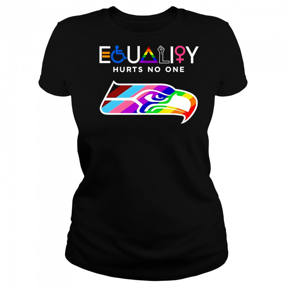 Equality hurts no one Seattle Seahawks shirt Women's T-shirt