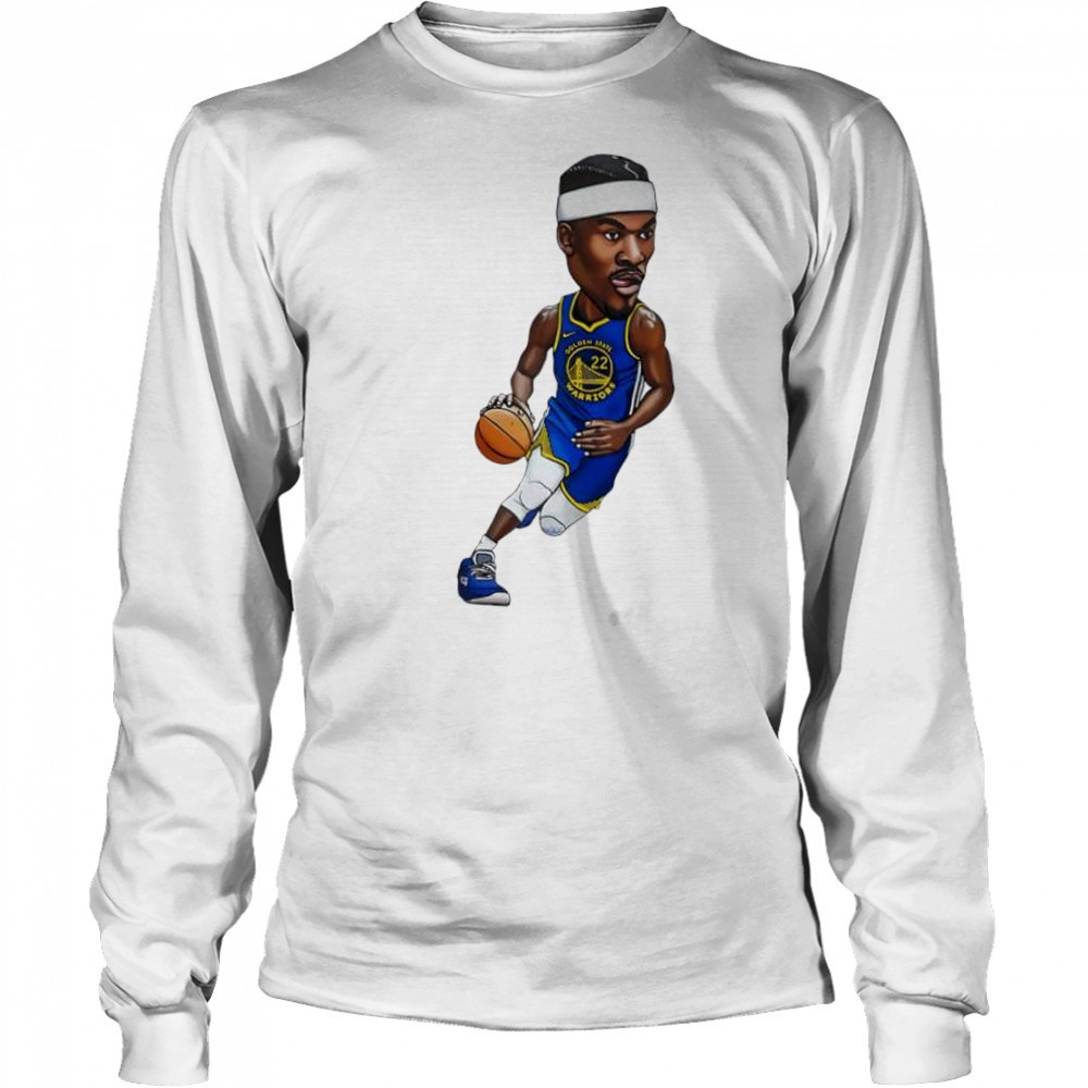 Jimmy Butler Art Magnet Golden State Warriors jersey cartoon shirt Long Sleeved