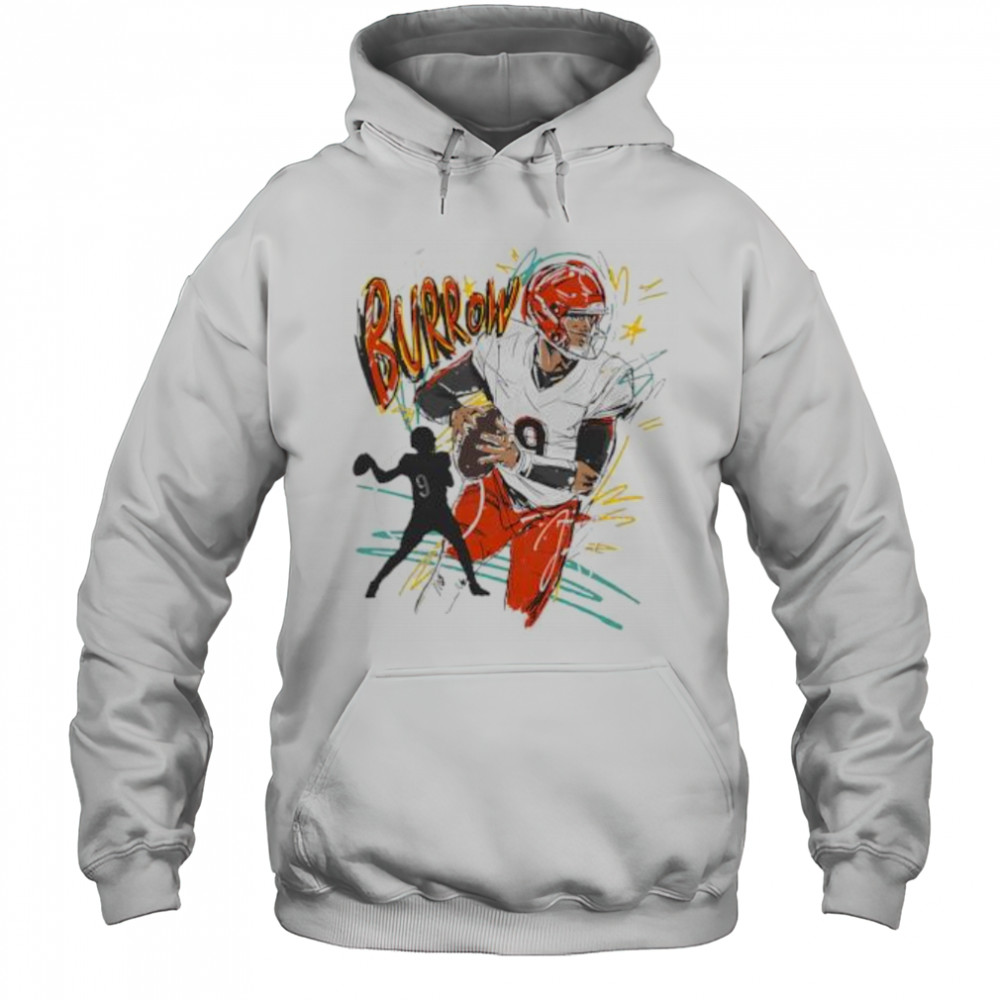 Joe Burrow Cincinnati Scribble signature shirt Hoodie
